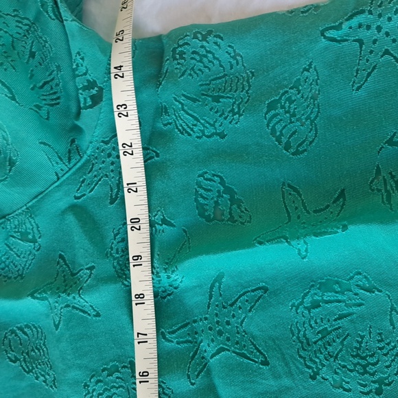 Alfred Dunner Turquoise Button-Down Shirt - Picture 10 of 10